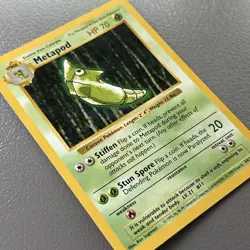 Metapod 54/102 Base Set Shadowless Pokemon 1999 WOTC TCG Vintage Card Rare - Image 1