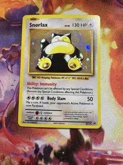Snorlax - XY179 Black Star Promo - Ultra Rare Holo Near Mint Pokemon Card - Image 2