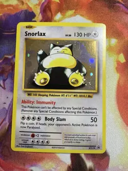 Snorlax - XY179 Black Star Promo - Ultra Rare Holo Near Mint Pokemon Card - Image 3