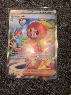 Pokemon TCG Harlequin 163/086 Full Art Ultra Rare Holo Card Sv: White Flare - Image 1