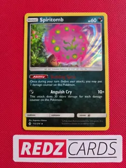 Spiritomb 112/214 [Holo] Rare Unbroken Bonds Pokemon Card NM - Image 1