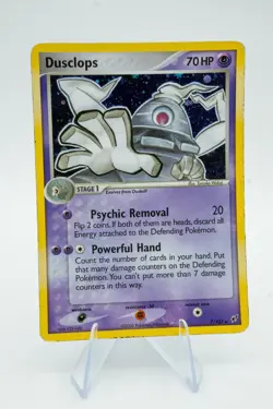 Pokemon Dusclops 7/107 EX Deoxys Holo Rare 2005 Vintage Pokemon TCG Card MP - Image 1