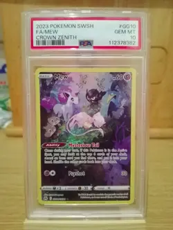 Mew GG10/GG70 Crown Zenith PSA 10 GEM MINT Galarian Gallery Pokemon TCG Card - Image 1