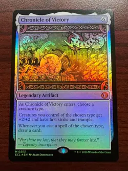 Chronicle of Victory - FOIL - MTG Lorwyn Eclipsed 253 - NM - Image 1