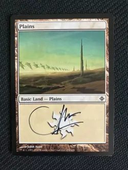 Plains (232) Rise of the Eldrazi SIGNED by the artist John Avon - Image 1