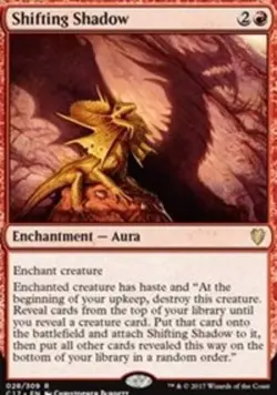 Shifting Shadow ~ Moderately Played Commander 2017 MTG Magic UltimateMTG Red Car - Image 1
