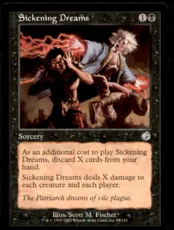 Sickening Dreams LP Light Play Graveborn Deck MTG [8298] - Image 1