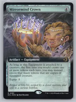 Mirrormind Crown (Extended Art) R Lorwyn Eclipsed 381 NM Foil - Image 1