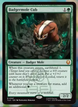 Badgermole Cub - Avatar: The Last Airbender - Mythic - NM - MTG - Image 1