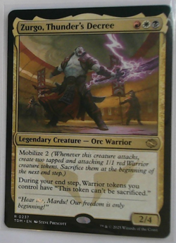 Zurgo, Thunder's Decree Tarkir: Dragonstorm Regular - Image 1