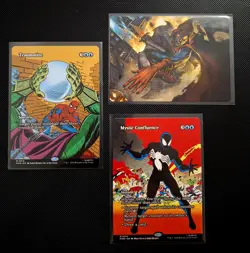 MTG SPIDERMAN COLLECTOR BOOSTER-ART SERIES, GOBLIN, MYSTIC CONFLUENCE, MYSTERIO - Image 1