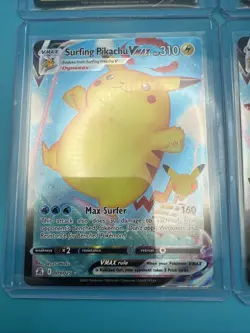 Surfing Pikachu & Flying Pikachu V & Vmax 4 Card Set Pokemon TCG Celebrations NM - Image 4