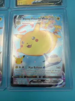 Surfing Pikachu & Flying Pikachu V & Vmax 4 Card Set Pokemon TCG Celebrations NM - Image 5