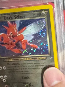 [SWIRL🌀]PSA 7 DARK SCIZOR-HOLO 2002 POKEMON NEO DESTINY #9 - Image 2