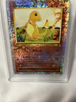Pokemon TCG Charmander 70/110 Legendary Collection 2002 Reverse Holo Card - Image 2