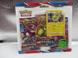 Pokemon TCG: Sword & Shield Battle Styles Blister Pack with 3 Booster NEW 820650808227 - Image 1