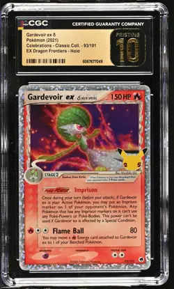 GARDEVOIR EX Celebrations Dragon Frontiers Holo #93 CGC Pristine 10 Pokemon - Image 1