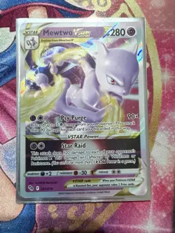 Pokemon TCG Mewtwo VSTAR Sword & Shield - Pokemon GO #31 VSTAR/Rare Holo VSTAR - Image 1