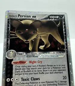 Rocket's Persian Ex 116/115 Unseen Forces Holo UR Pokemon TCG Nintendo VG - Image 2