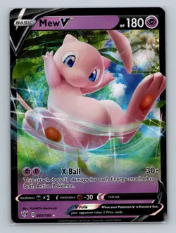 Pokemon SWSH03: Darkness Ablaze #069/189 Mew V - Image 1