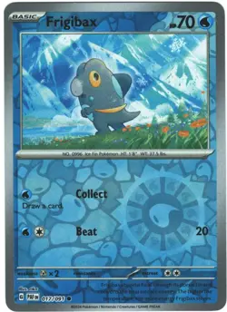 Frigibax 17/91 Paldean Fates Reverse Holo Common Pokemon TCG - Image 1