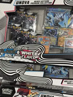 Pokemon TCG Black Bolt & White Flare Unova Heavy Hitters Premium Collection New - Image 3