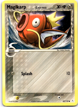 Pokemon TCG Magikarp 69/110 Delta Species Holon Phantoms Regular Lightly Played - Image 1