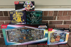 NEW-Pokemon TCG Prismatic Lucario ex/Surprise/Poster/Surging ETB/Twilight ETB - Image 1