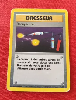 RECUPERATION 74/102 DRESSEUR SET DE BASE WIZARDS EDITION 2 RARE CARTE POKEMON FR - Image 1