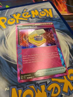 x1 Scramble Switch - 186/191 - ACE Rare Pokemon SV08 Surging Sparks M/NM - Image 3