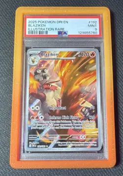 Pokemon Blaziken 192 Destined Rivals PSA 9 MINT - Image 1