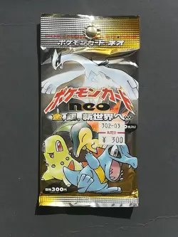 Pokemon NEW Sealed 1999 Vintage Japanese Neo Genesis Booster Pack ! - Image 1
