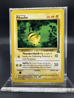 Pokemon Pikachu 27 Wotc Promo Rare Non Holo - NEAR MINT - Image 1