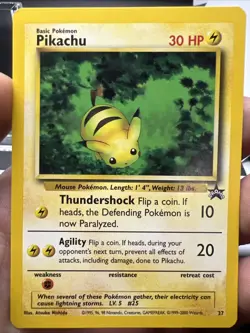 Pokemon Pikachu 27 Wotc Promo Rare Non Holo - NEAR MINT - Image 4