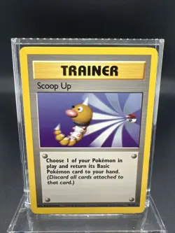 Pokemon Scoop Up 078/102 Base Set Rare Non Holo - MOD PLAY - Image 1