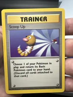 Pokemon Scoop Up 078/102 Base Set Rare Non Holo - MOD PLAY - Image 4