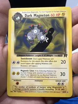 Pokemon Dark Magneton 28/82 Team Rocket Rare - MOD PLAY - Image 4