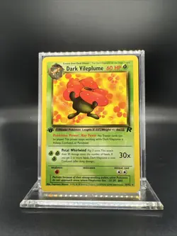 Pokemon Dark Vileplume 1st Edition 30/82 Team Rocket Rare - MOD PLAY - Image 1