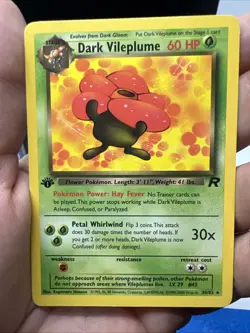 Pokemon Dark Vileplume 1st Edition 30/82 Team Rocket Rare - MOD PLAY - Image 4
