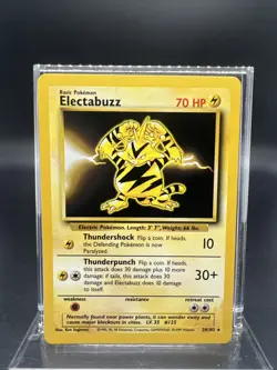 Pokemon Electabuzz 020/102 Base Set Rare Non Holo - MOD PLAY - Image 1