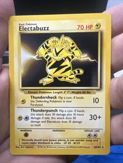 Pokemon Electabuzz 020/102 Base Set Rare Non Holo - MOD PLAY - Image 4