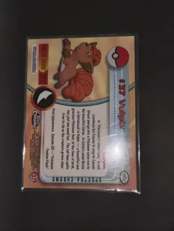 37 Vulpix Topps Vintage Holo Foil Rare Pokemon Spectra Chrome NM - Image 2