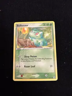 Pokemon TCG Bulbasaur EX FireRed & LeafGreen 54/112 Regular RareCard - Image 1