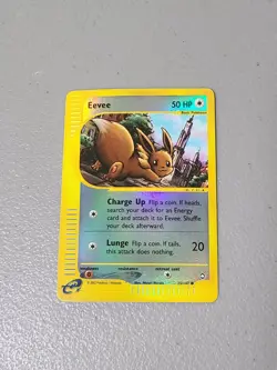 Pokemon TCG Reverse Holo Common Eevee 75/147 Aquapolis E Reader - NM - Image 1
