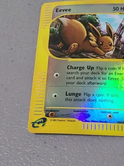 Pokemon TCG Reverse Holo Common Eevee 75/147 Aquapolis E Reader - NM - Image 4