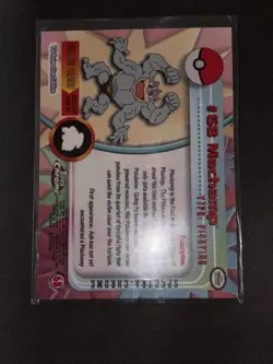 MACHAMP 68 Topps Vintage Holo Foil Rare Pokemon Spectra Chrome NM - Image 2