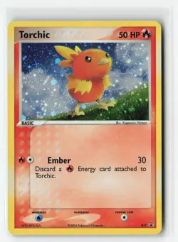 TORCHIC 017 HOLO BLACK STAR PROMO POKEMON TCG LP - Image 1