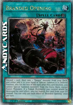 BRANDED OPENING (Apertura Marchiata) Quarter Century • RA03 EN070 • 1Ed • Yugioh - Image 1