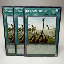 3x Yugioh Dragon Shrine LED3-EN010 Common - LP-NM 💎 - Image 1