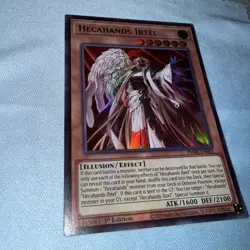 Yu-Gi-Oh! TCG Hecahands Ibtel PHRE-EN001 Ultra Rare 1st Edition Near Mint - Image 2